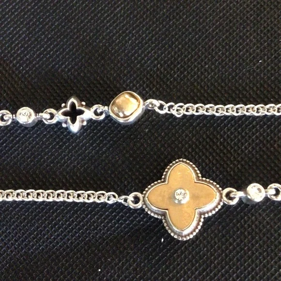 Brighton Silver Necklace with Floral Charms - Picture 9 of 9
